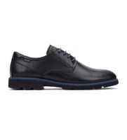 pikolinos para hombre m7d-4289 zapatos de piel alarcon negro 42 plano cordones casual
