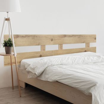 Dhome Cabecero Cambrian 190cm Dual Horizontal Estilo Valla Madera Reciclada Dm Herrajes Incluidos (190cm Dual Horizontal Valla, Cambrian)