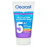 clearasil multi action 5 in 1 cleansing wash