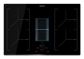 VITROCERAMICA INDUCCION EDESA EIT-7422 DD B 4 ZONAS COCCION ANCHO 77CM