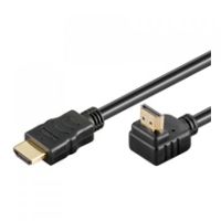 goobay cable hdmi 14 acodado machomacho 1m negro
