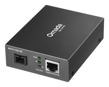 CONVERSOR DE FIBRA BIDIRECCIONAL OMADA MONOMODO MC211CS-20