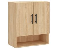 vidaxl armario de pared madera de ingenieria roble sonoma 60x31x70 cm