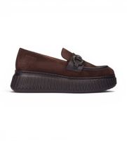 wonders para mujer a-5203 zapatos a-5203 marron 38 1 a 3cm serraje ninguno casual