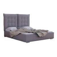 cama florence 104 doble gris tapiz somieres 155x214x128cm