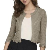 jdy chaqueta de punto sun 34 cropped para mujer
