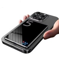 kuulaa kl-yd71 bateria externa magnetica de doble cristal 5000mah 15w cargador inalambrico magnetico con suministro de e