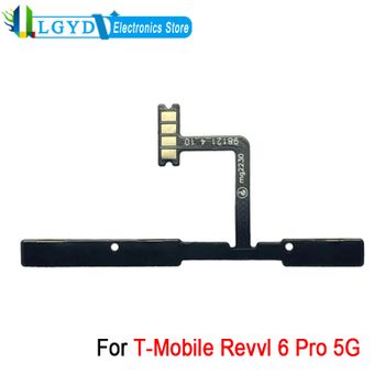 Cable flexible con botón de encendido y volumen para t-mobile Revvl 6 Pro 5G