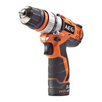 aeg taladro atornillador compacto 12v con portabrocas extraible - bbs12c2li-202b