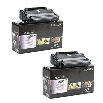 Original Multipack Lexmark X422 Printer Toner Cartridges (2 Pack) -12A4710