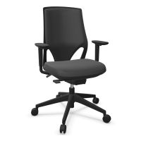 actiu efit 10 silla de oficina respaldo alto negra