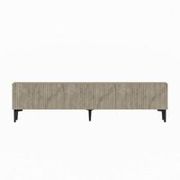 soporte de tv de madera oscar - 180 x 31 x 45 cm - beige