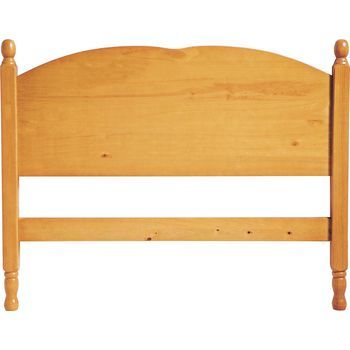 Cabecero Para Somier De 90 Cm , Pino Macizo, Moblit, Serie Canet, Medidas: (98,5x90x2) Cm ( Altoxanchoxfondo), Color Miel