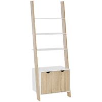 estanteria escalera 60x40x171 cm roble