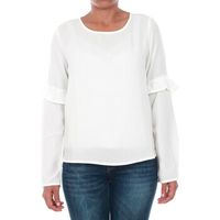 only blusa 15144539 onljuna frill ls top wvn cloud dancer para mujer