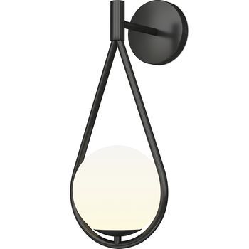 Lámpara Aplique De Pared Negro - Globo - Tear  Negro