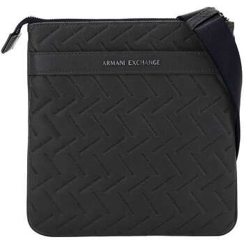 Armani Exchange Bolso Bolso de mensajero de marca incorporada para hombre