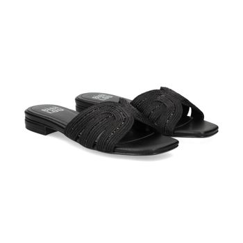 Bibi Lou Sandalias Planas Mujer - Negro Talla 40