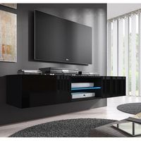 mueble tv modelo tibi 160 cm en color negro