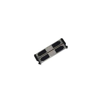 Peldaño Doble De Seguridad Antideslizante De Acero Inoxidable A316. Incluye Tornillos. Para Escalera De Piscina De Ancho 50 Cm.