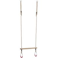 trapecio de madera kbt con anillas metalicas - pp