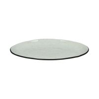 plato de postre porcelana blanca