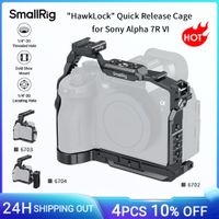 smallrig a7r vi jaula de liberacion rapida hawklock para sony alpha 7r vi con rotula fria roscada de 14-20 para soportes de manillares y monitores 6702