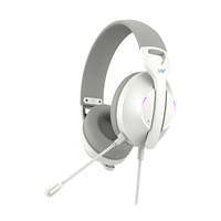 auricularesmicro netway gaming hx380 blanco