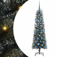 arbol de navidad artificial verde 150 cm pvc plastico y acero vidaxl