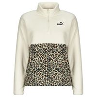 puma polar ess graphic animal relaxed half-zip crew para mujer
