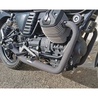 sistema de escape moto guzzi v 7 ie -14 mass hot rod 2-2