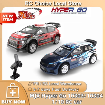 MJX 10303 10304 1/10 coche RC sin escobillas 70 KM/H 4WD vehículo a la deriva de alta velocidad 2,4G Control remoto coche de carreras todoterreno de juguete como regalo