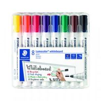 staedtler whiteboard marker assorted bullet tip pk8