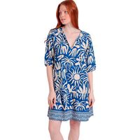 admas vestidos vestido de verano manga tres cuartos sun summer para mujer