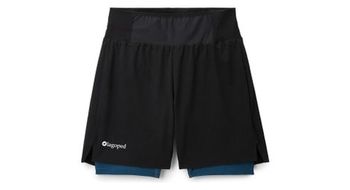 Lagoped milvus pantalones cortos de trail para hombre negro azul