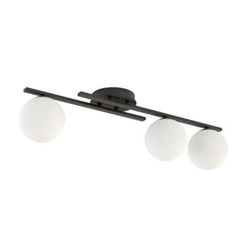 Lámpara de techo dremo negro (3 luces)
