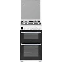 hotpoint hd5g00ccw 50 cm gas cooker - white white