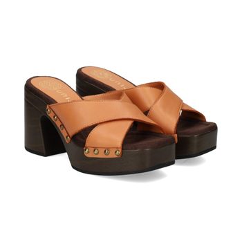 Unisa Sandalias Con Plataforma Mujer - Marrón Talla 36