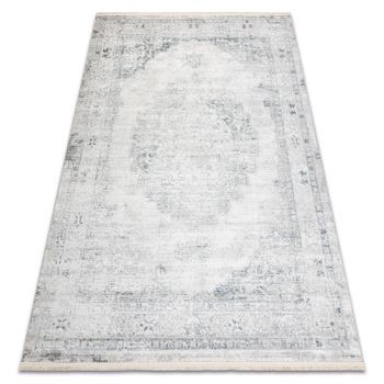 Distin 0201a Blanco / Azul / Verde Claro Alfombra Moderna - Adorno, Ma 180x270 Cm