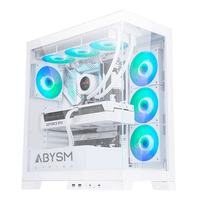 caja abysm danube sava h500 white rgb transparente blanco