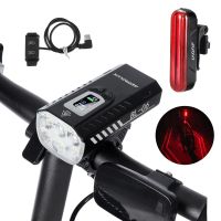 astrolux bl06 33 leds 2000lm faro para bicicleta con doble haz a distancia 10000mah banco de energia para telefono luz