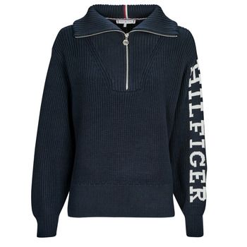 Tommy Hilfiger Jersey PLACED HILFIGER 1/2 ZIP SWEATER para mujer