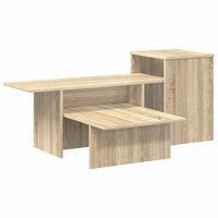 mesa consola  mesa de entrada roble sonoma 915 x 35 x 385 cm
