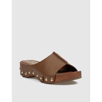 Claire Charlotte Sandalias SANDALIA LUNA MARRÓN para mujer