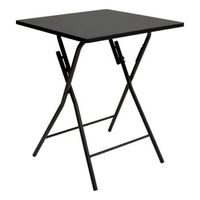 mesa plegable 2 plazas negro
