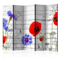 biombo - wildflowers ii 225x172 cm