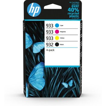Cartucho de Tinta Original HP 932 + HP 933 Pack Negro/Tricolor