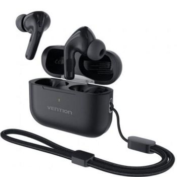 Auriculares Vention Echo Lite E11 Pro inalámbricos Bluetooth 6.0 con Cancelación de Ruido negros