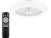ventilador de techo - philips amigo 6025 w luz led regulable mando a distancia blanco