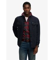 superdry para hombre m4011127a camisa 2 pocket marino m casual algodon manga larga